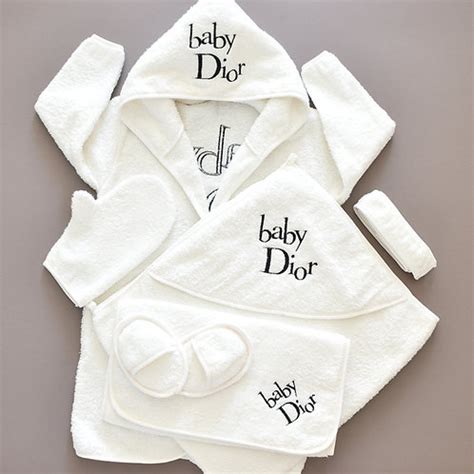 baby girl dior socks|baby Dior bathrobe.